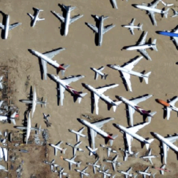 退役した飛行機の行く先