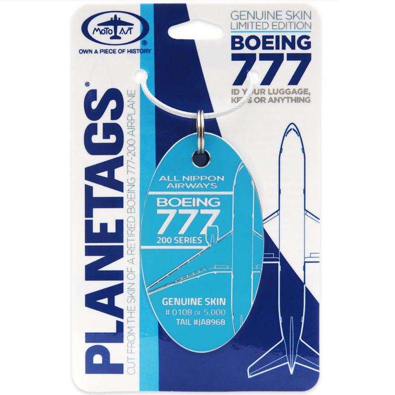 PLANETAGS B777 JA8968 ANA プレインタグス 全日空 機体キーホルダー ボーイング