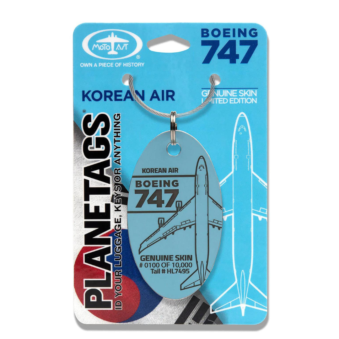 PLANETAGS B747 HL7495 KOREAN AIR プレインタグス 大韓航空 機体再生 