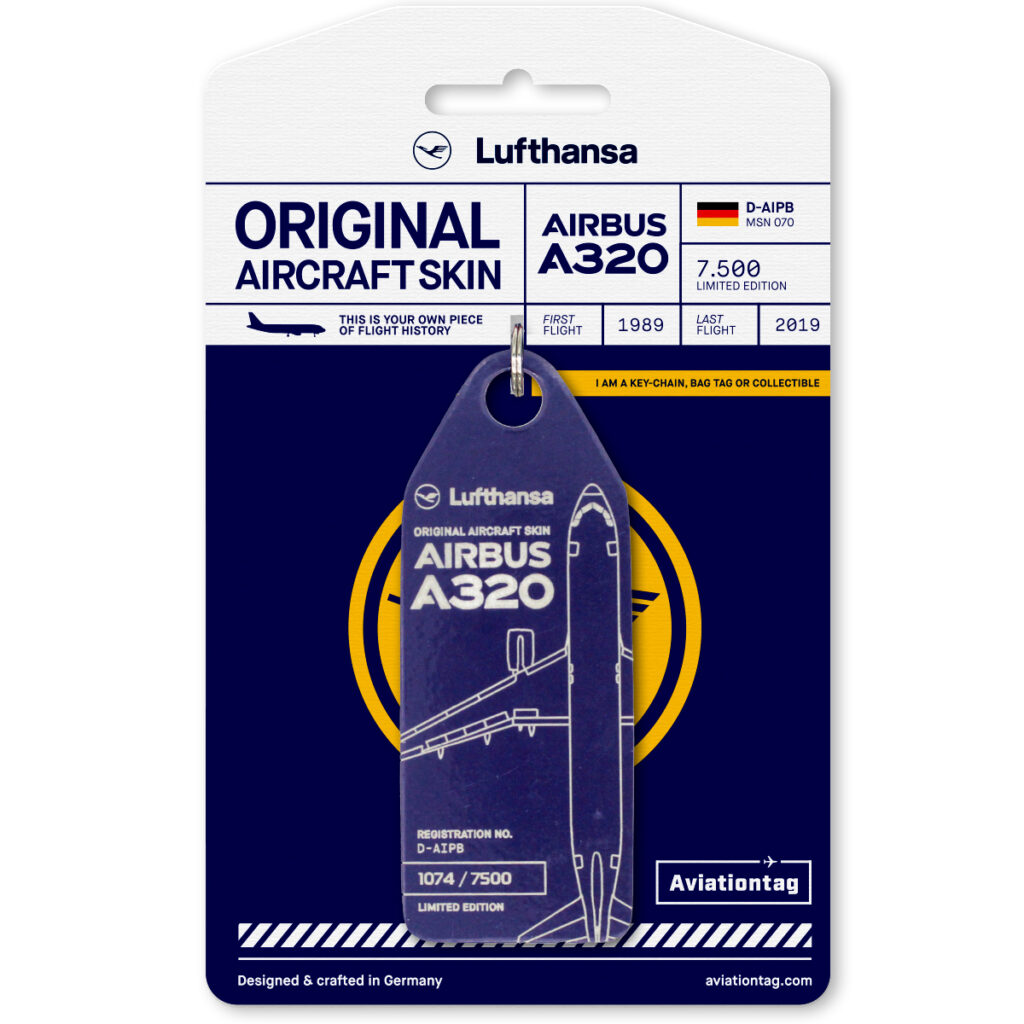 ルフトハンザドイツ航空 Aviationtag A320 コンビ色 Lufthansa aviationtag A320 コンビ色